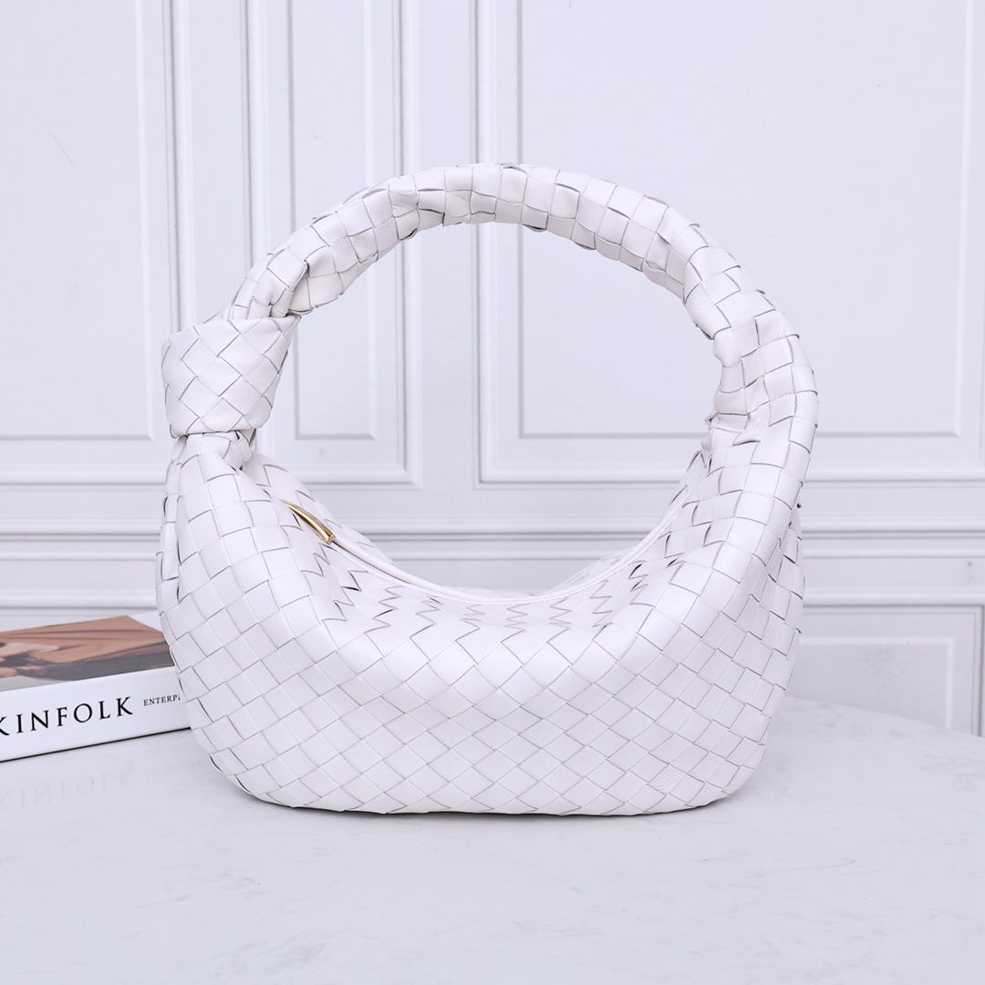 [TOP] Bottega Veneta BV Jodie Bag - White