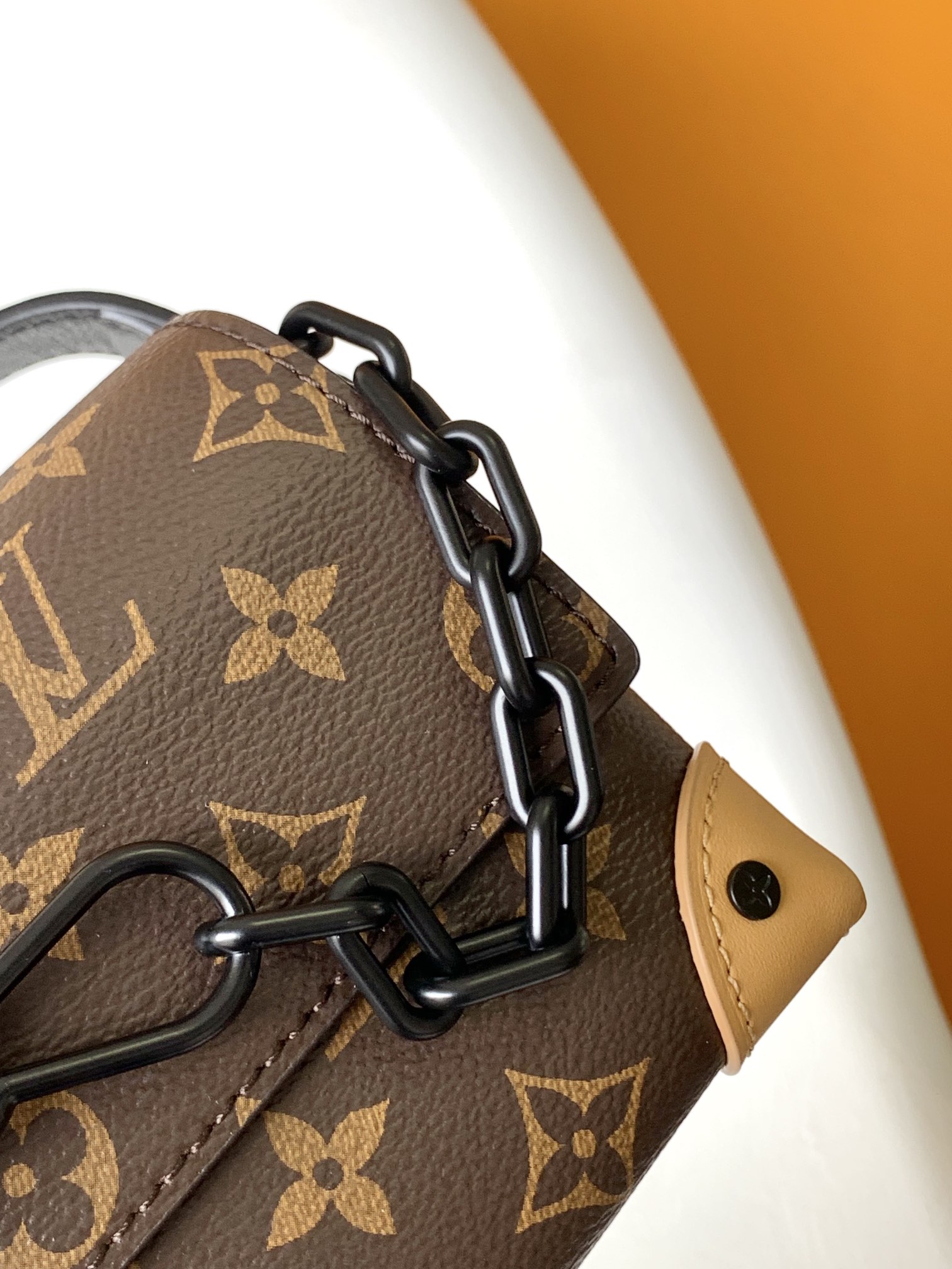 [TOP] Louis Vuitton LV Monogram Eclipse Steamer Mini Bag 18 x 11 x 6.5 cm