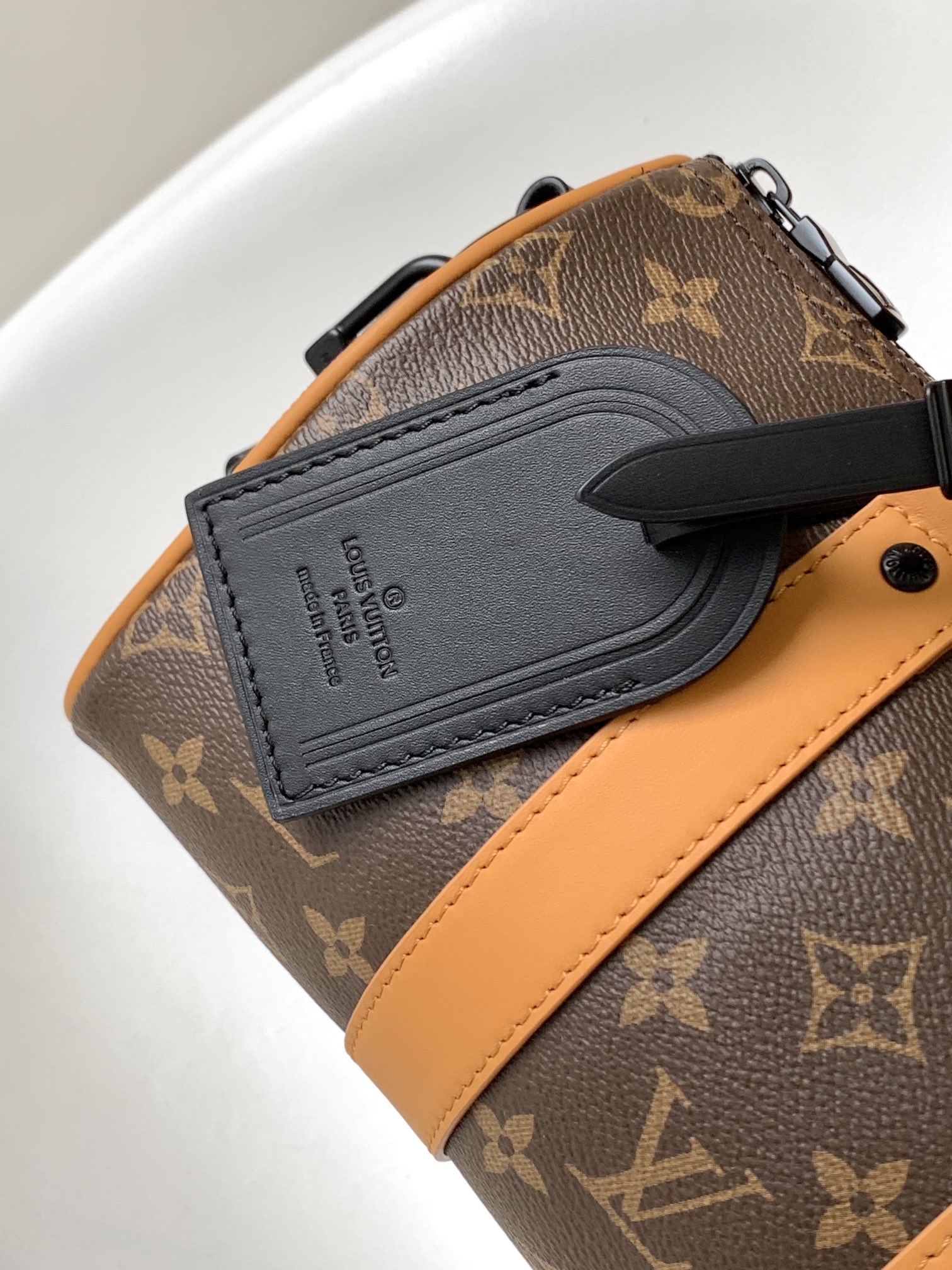 [TOP] Louis Vuitton LV Monogram Eclipse Reverse Keepall Bag 25cm-Brown