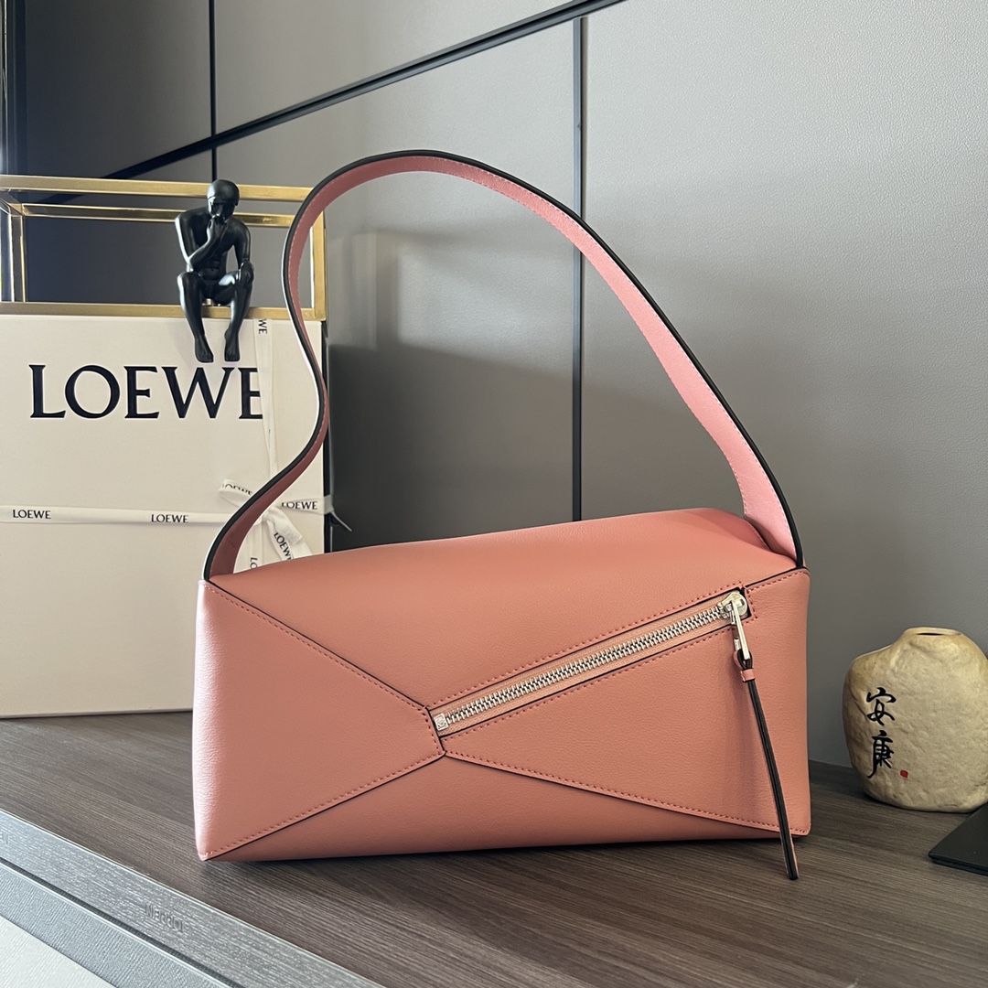 [TOP] LOEWE Puzzle hobo Bag Medium  28.7*10.7*5.5cm - Pink