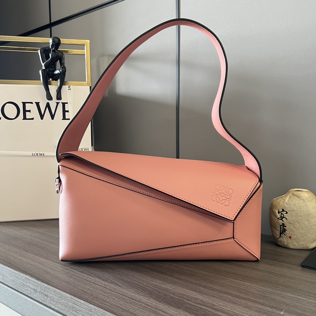 [TOP] LOEWE Puzzle hobo Bag Medium  28.7*10.7*5.5cm - Pink