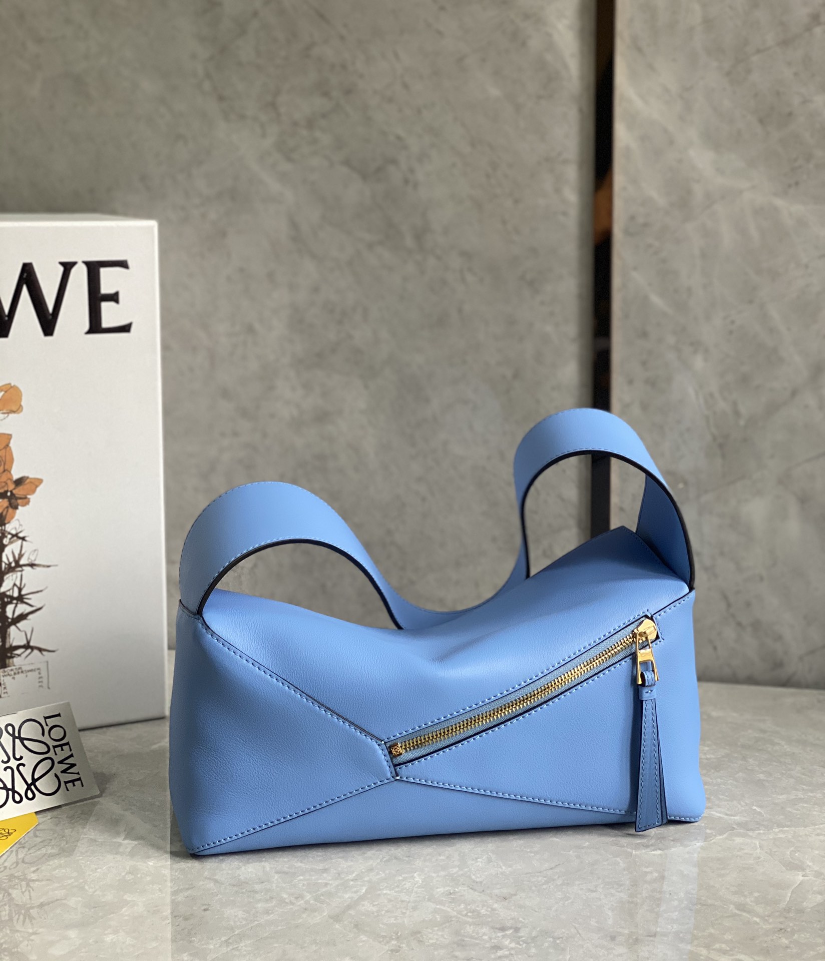 [TOP] LOEWE Puzzle hobo Bag Medium 29*12*10 cm - Blue