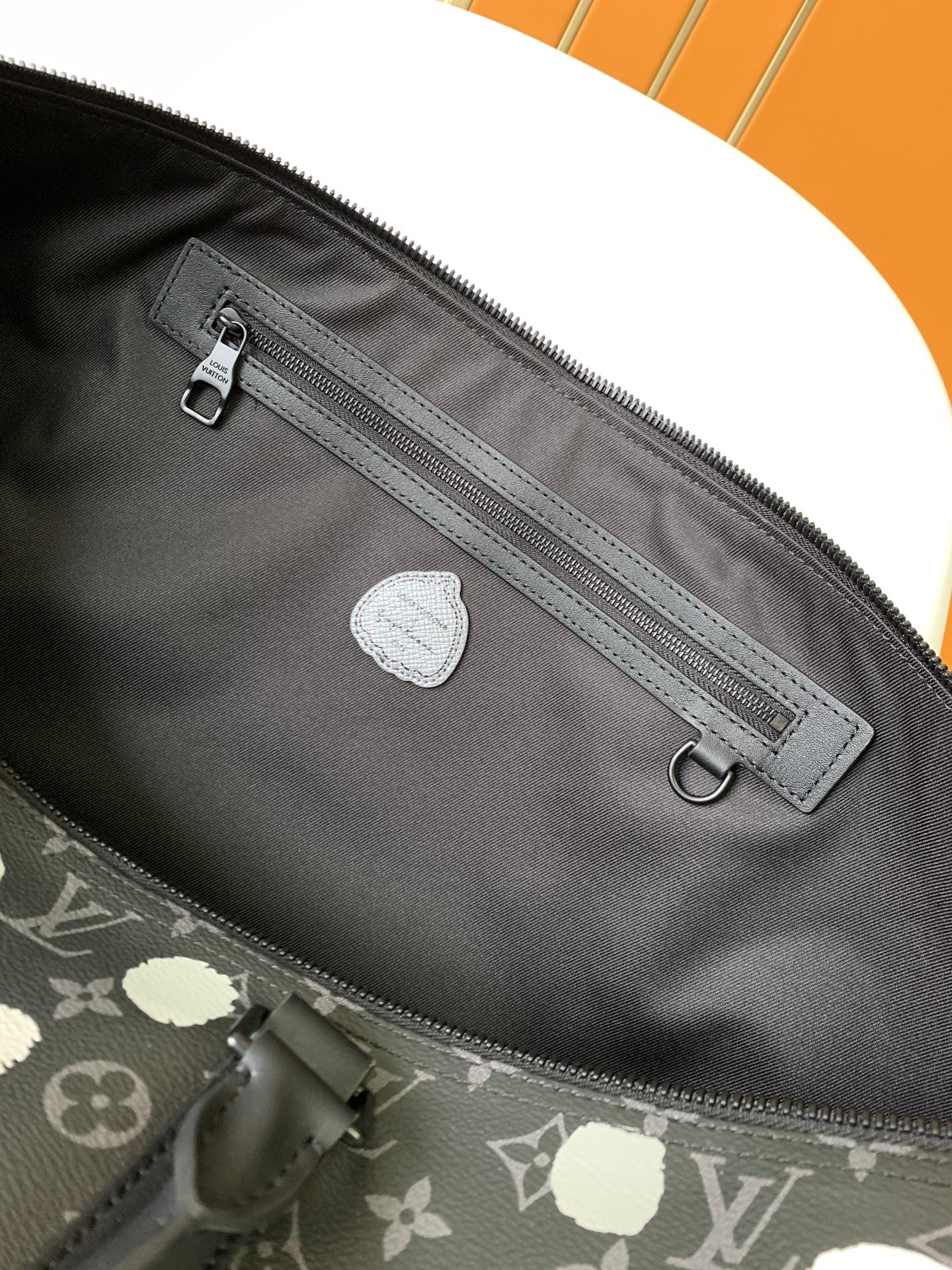 [TOP] Louis Vuitton LV LV x YK Keepall 55 Bag 55cm-Black