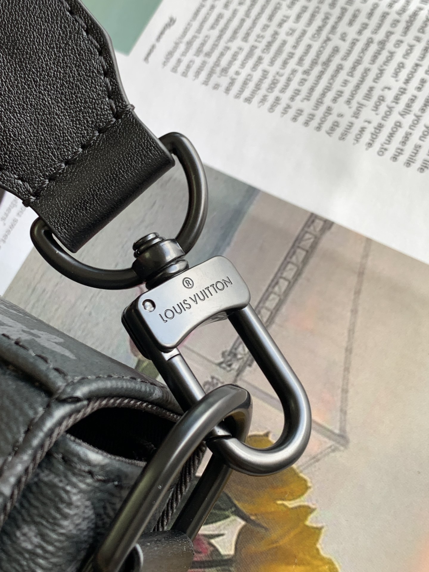 [TOP] Louis Vuitton LV Trunk Monogram Eclipse Bag - Black