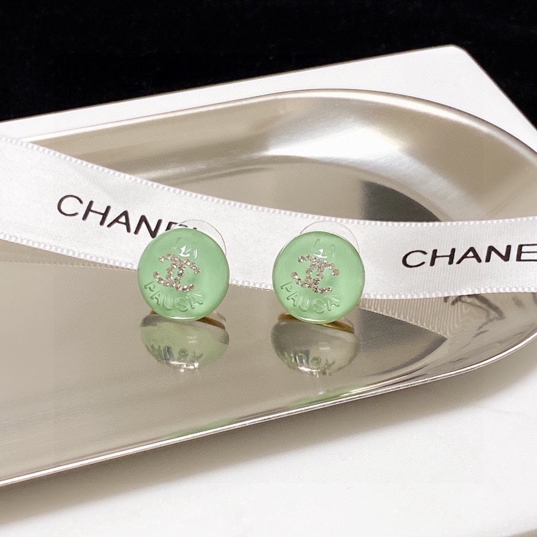 [TOP] CHANEL Double C Earrings