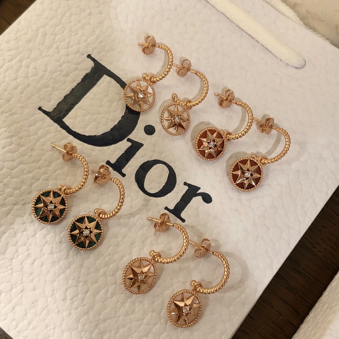 [TOP] Christian Dior Compass Earrings - 5 Colors