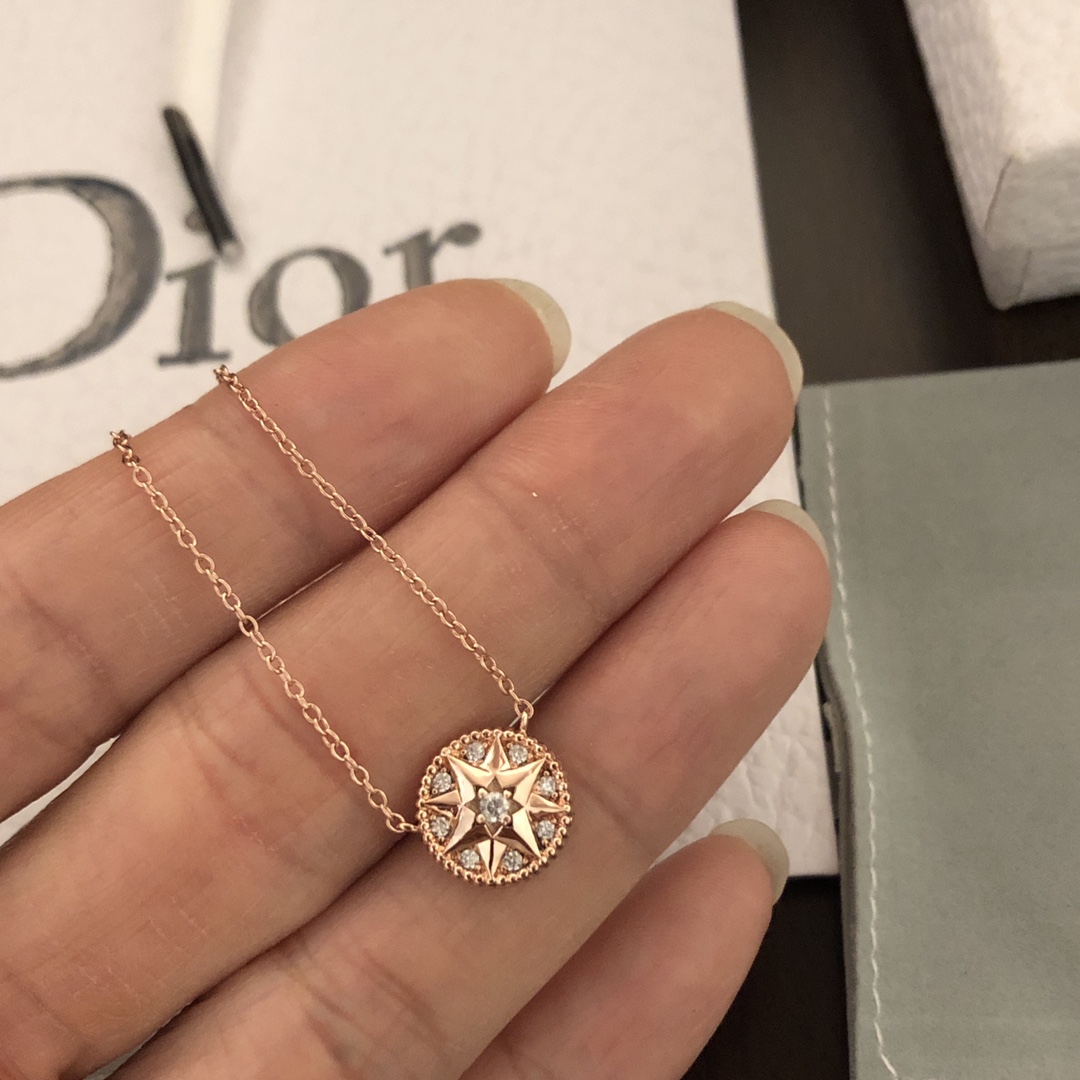 [TOP] Christian Dior Compass Bracelet/Necklace - Rose Gold