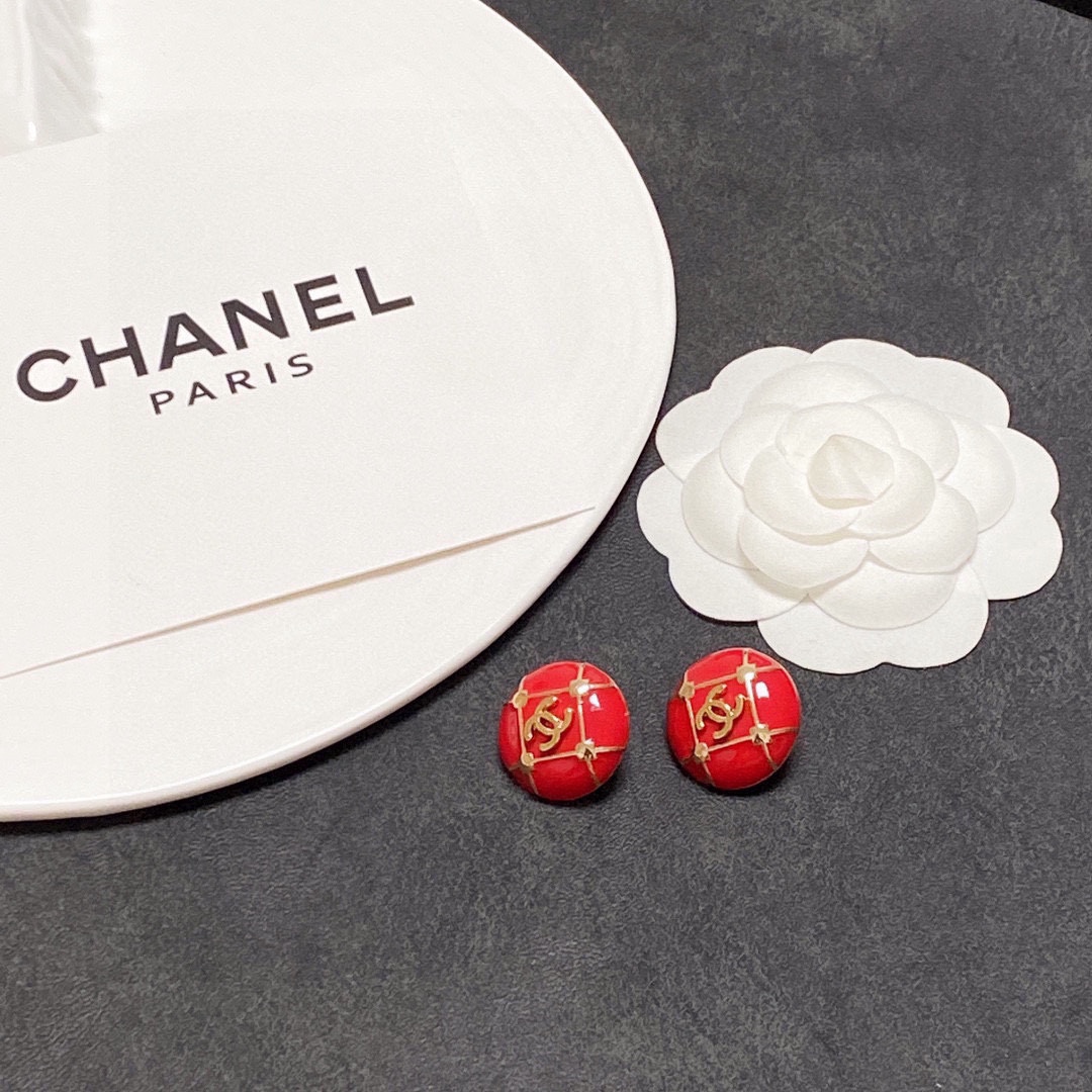 [TOP] CHANEL Double C Earrings - Ear Clip