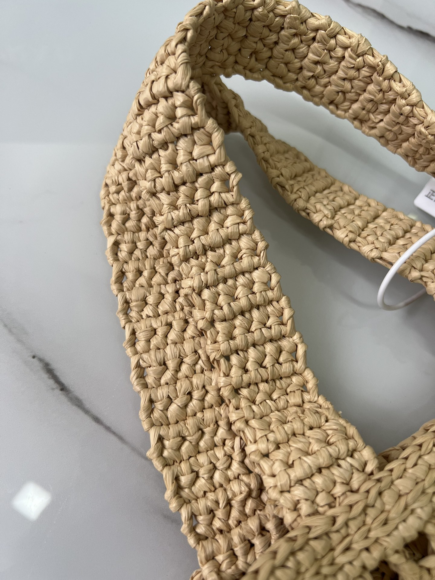 [Top] PRADA Straw Shoulder Bags 26x22x11cm