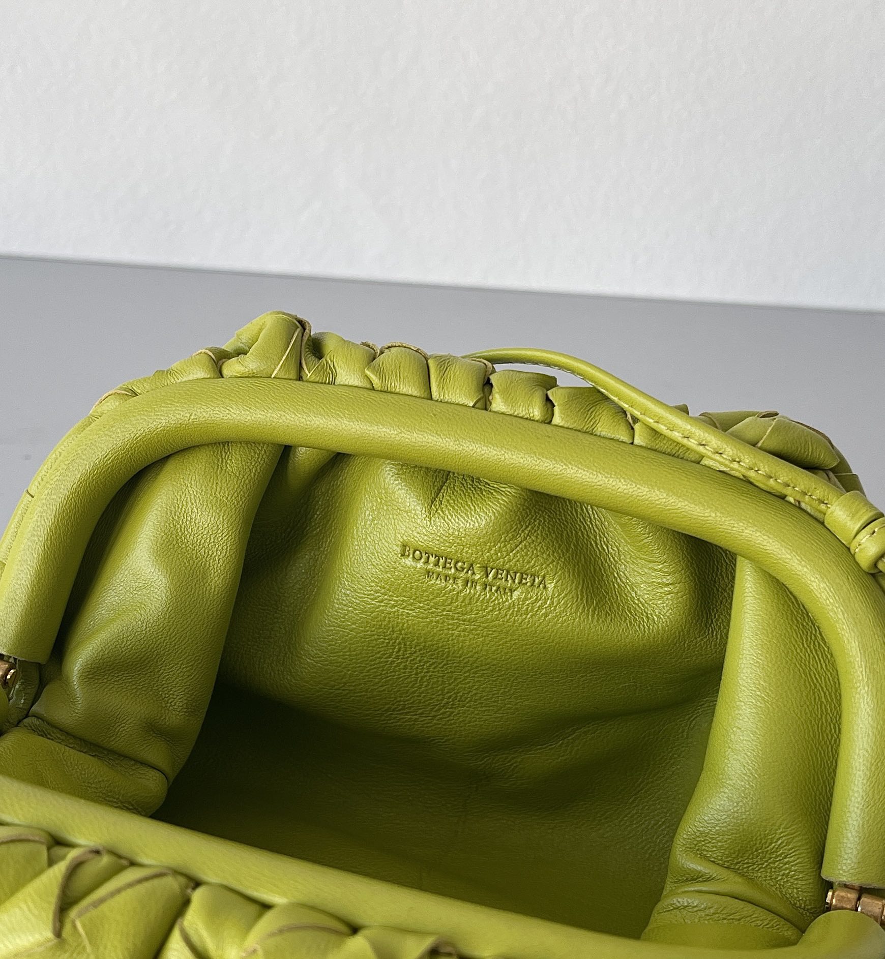 [TOP] Bottega Veneta BV Mini Pouch Bags - Green