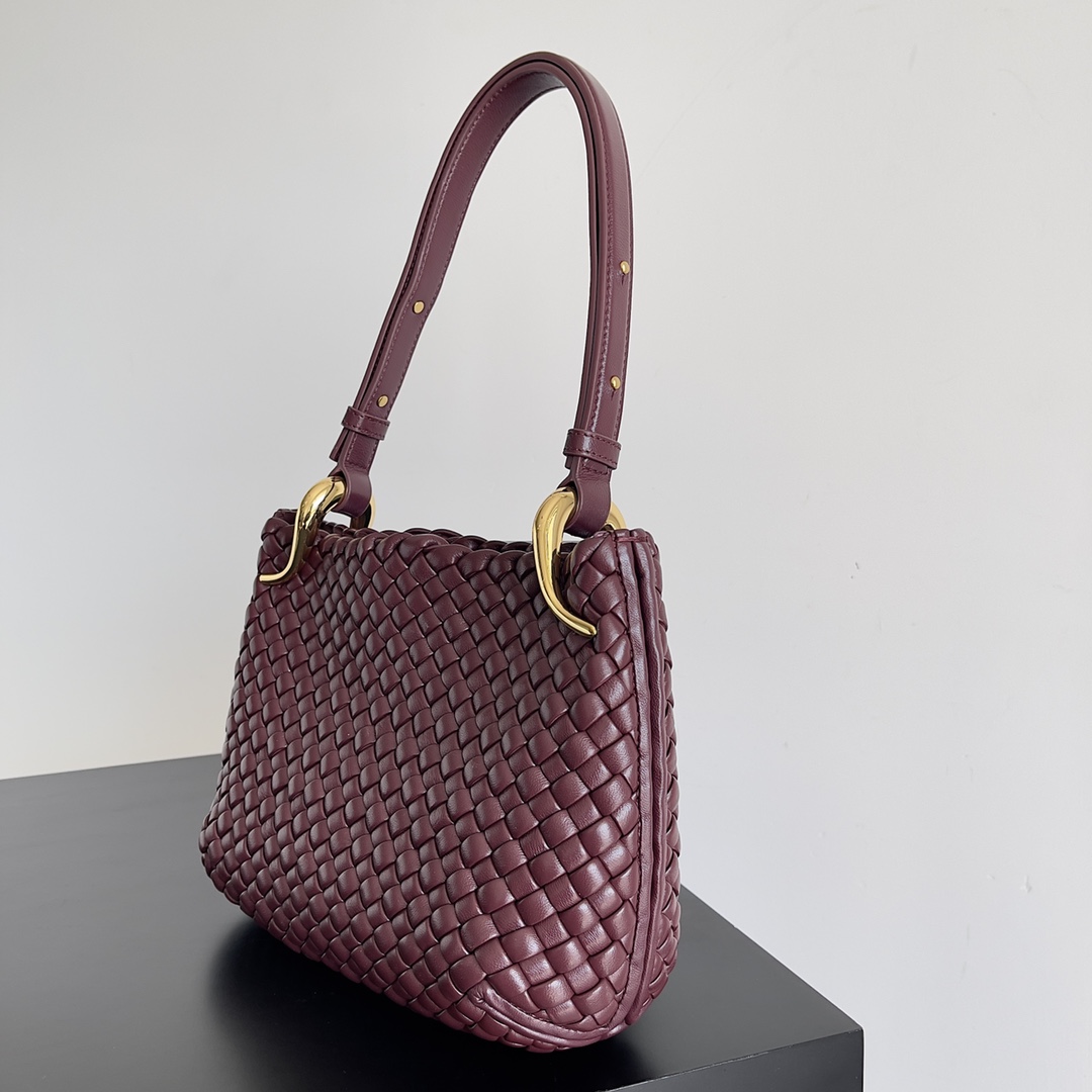 [TOP] Bottega Veneta BV Clicker Bags - Red