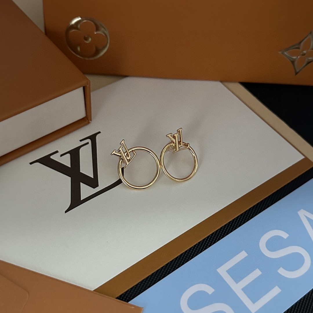 [TOP] Louis Vuitton LV LV Earrings