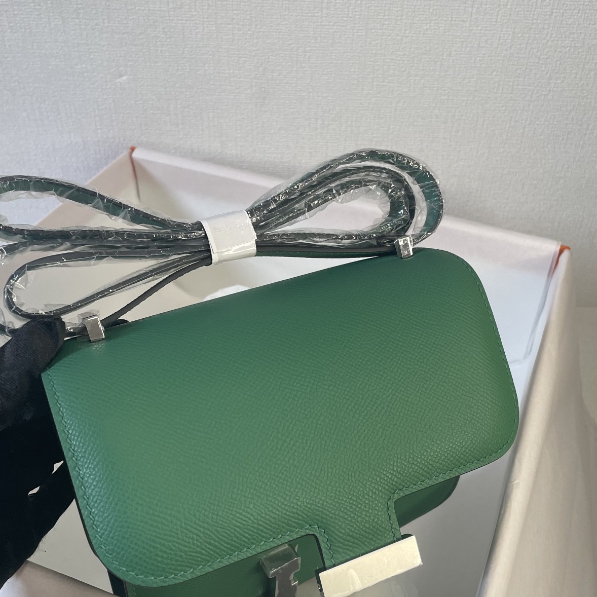 [TOP] HERMES Constance epsom 19/23 CM- Green & GHW
