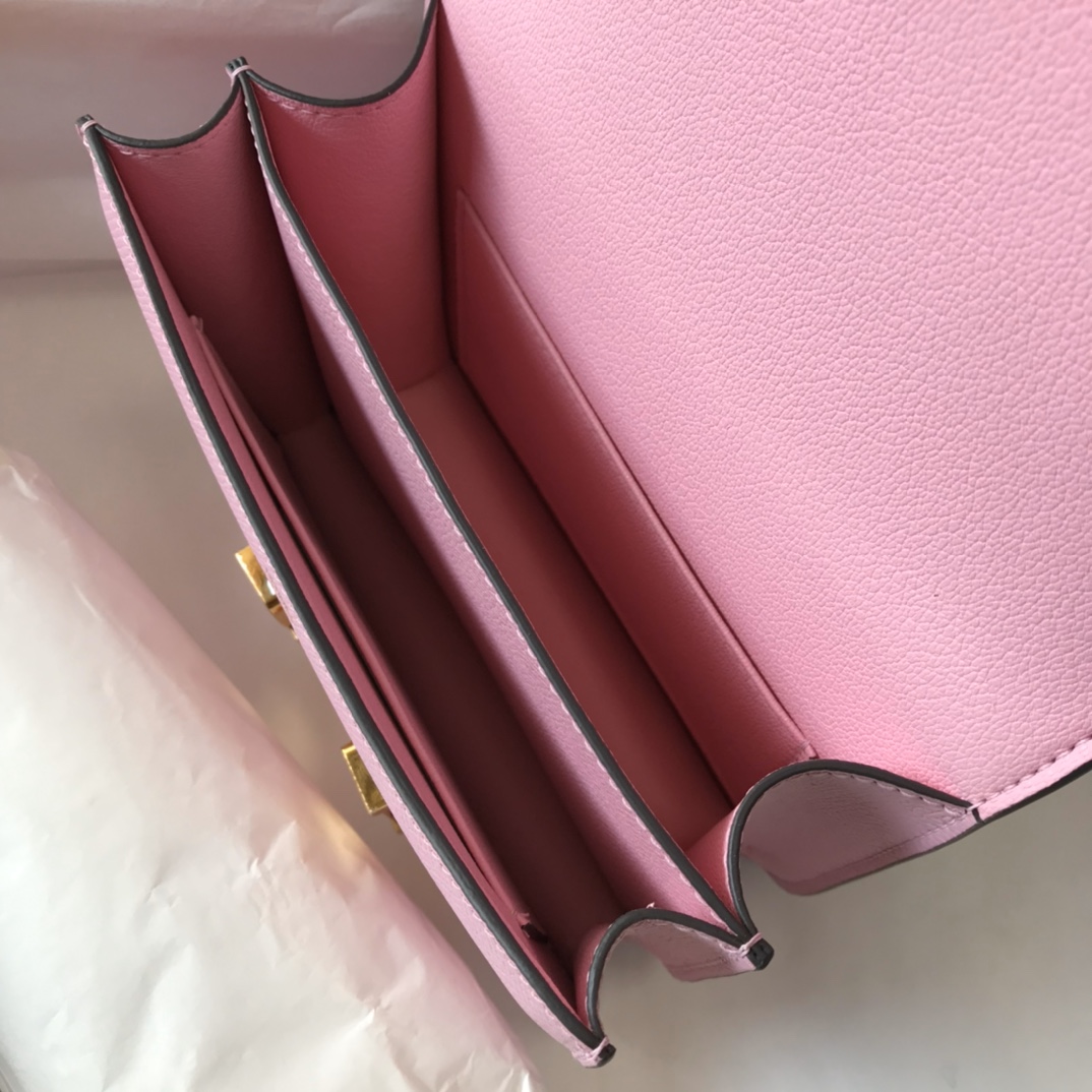 [TOP] HERMES Constance epsom 19/23 CM- Purple & GHW