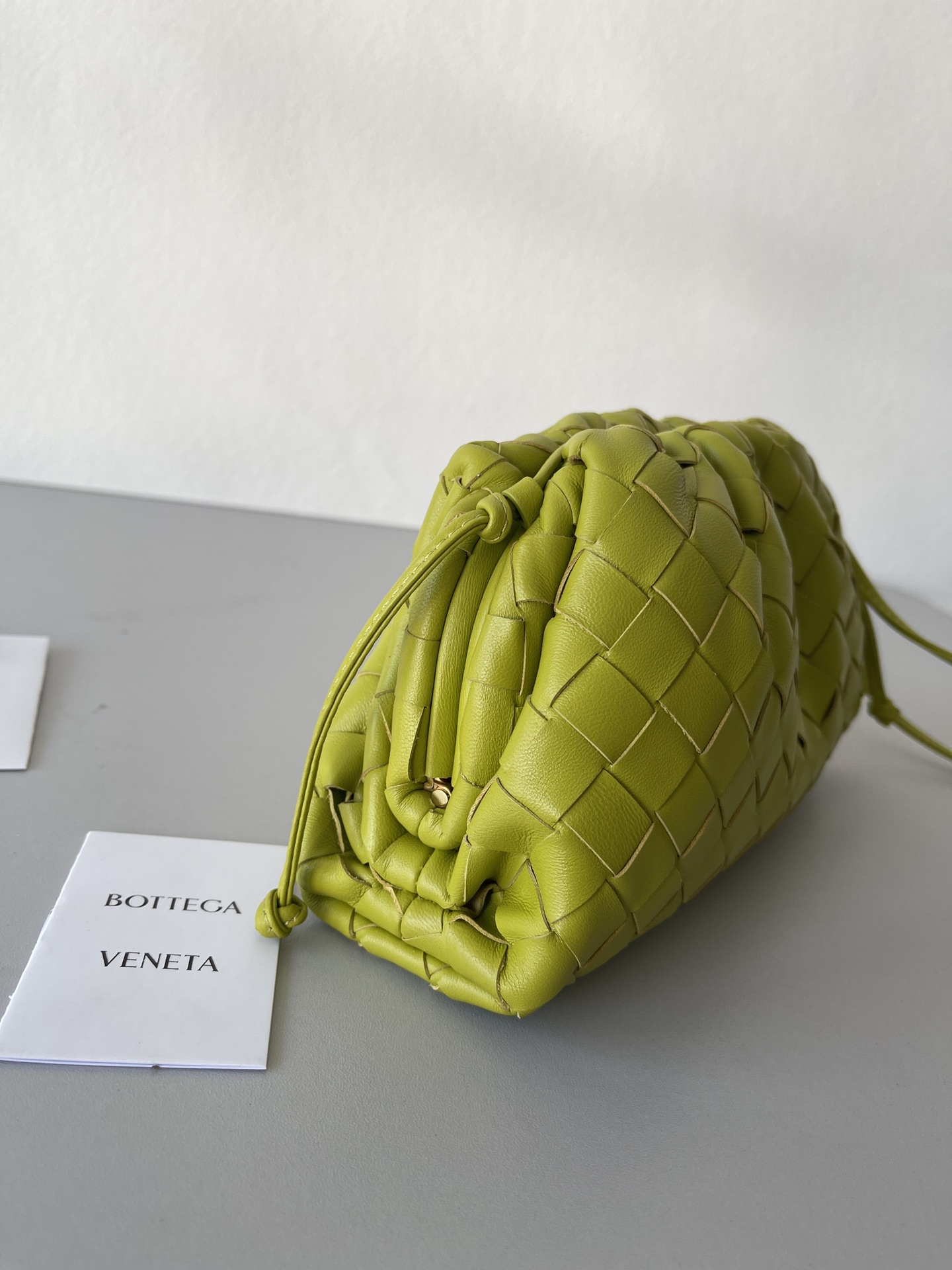 [TOP] Bottega Veneta BV Mini Pouch Bags - Green