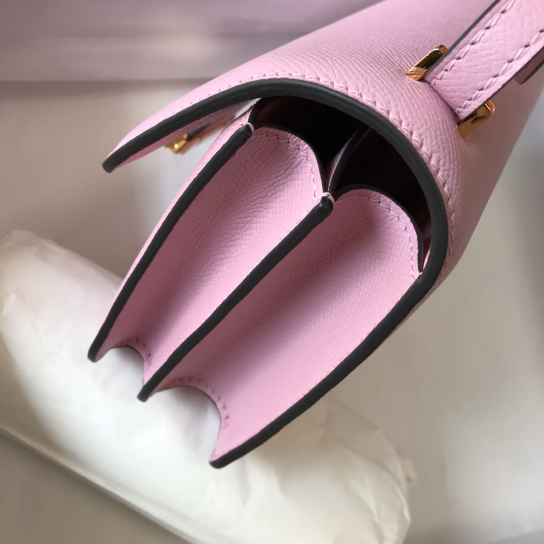 [TOP] HERMES Constance epsom 19/23 CM- Purple & GHW