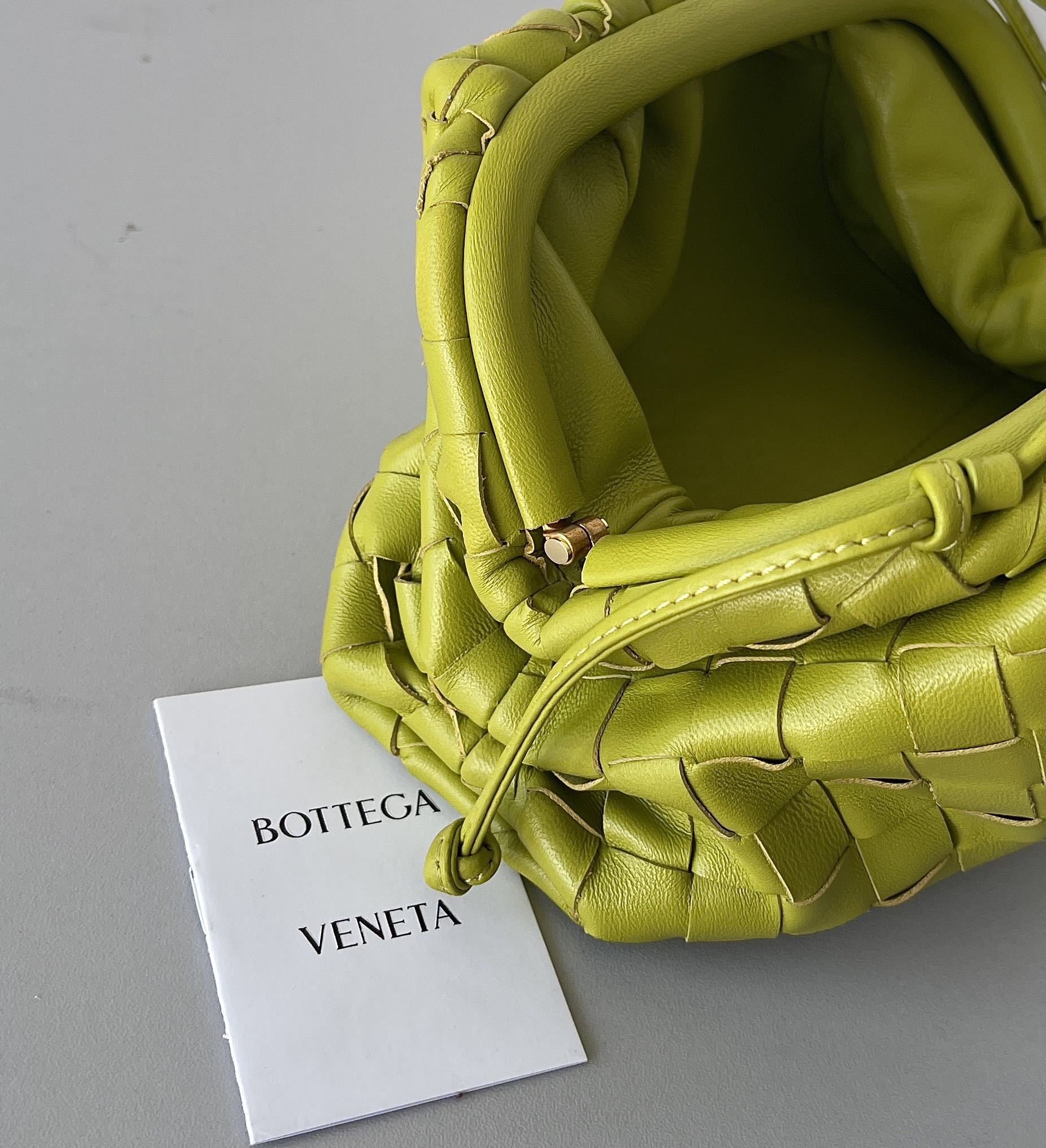 [TOP] Bottega Veneta BV Mini Pouch Bags - Green