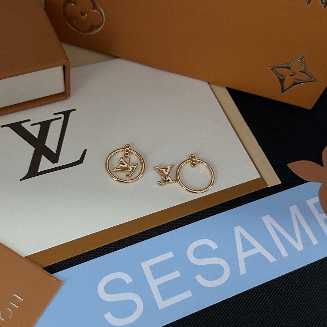 [TOP] Louis Vuitton LV LV Earrings