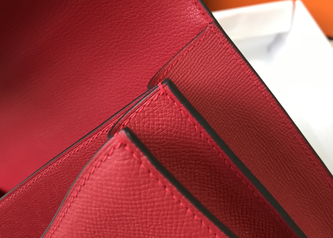 [TOP] HERMES Constance epsom 19/23 CM- Red & GHW