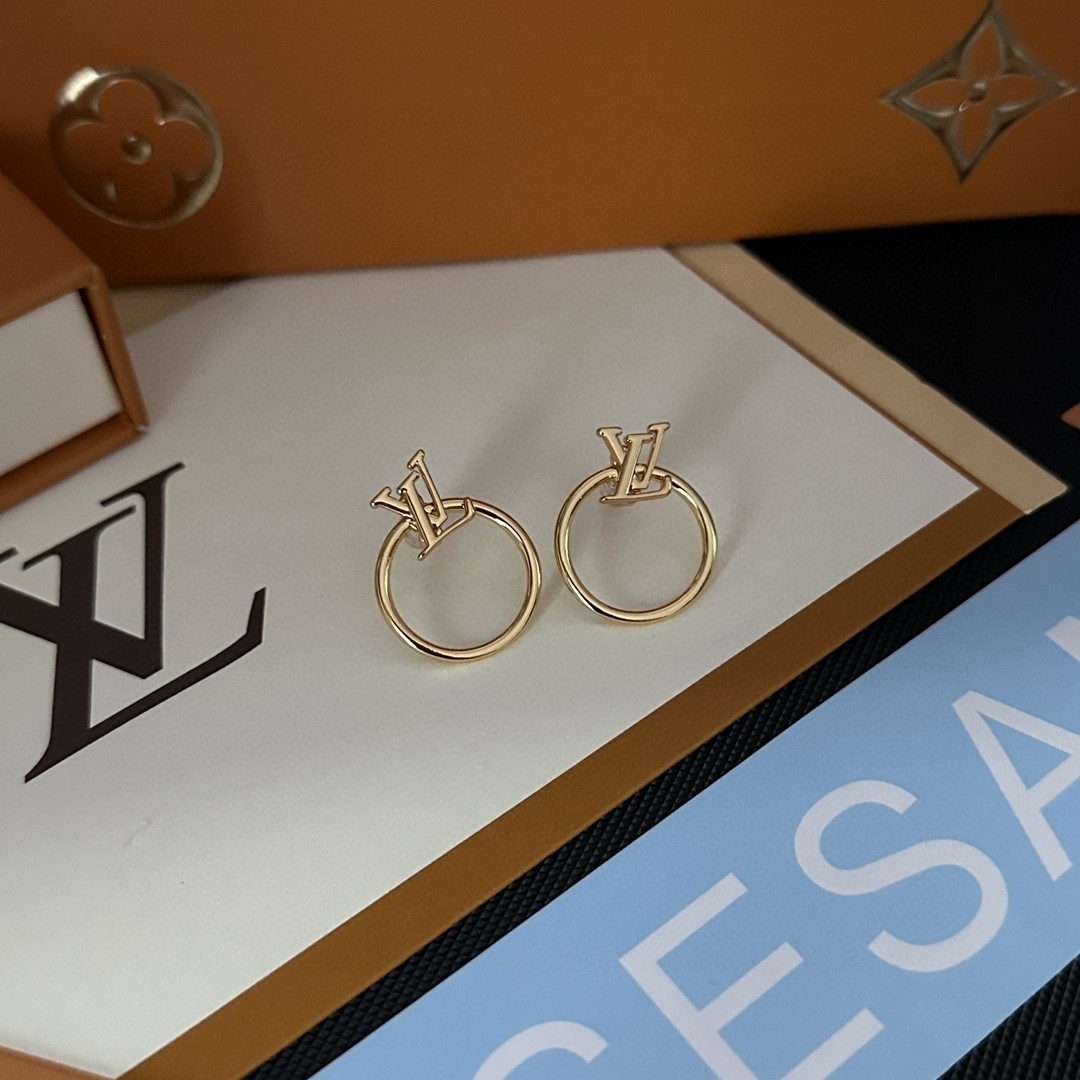 [TOP] Louis Vuitton LV LV Earrings