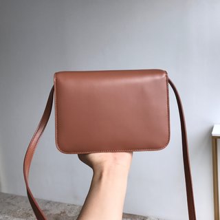 [TOP] BURBERRY  Small  TB Collection Bag - Brown & SHW