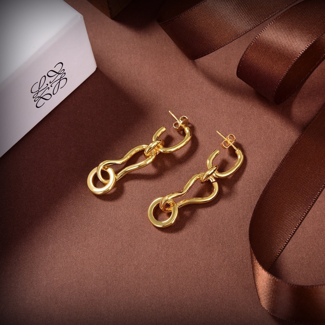 [TOP] LOEWE Earrings - Gold