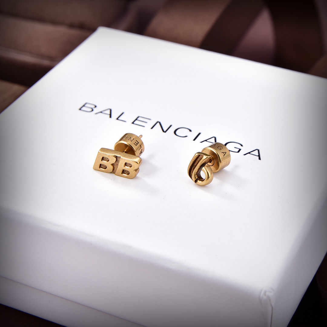 [TOP] BALENCIAGA BB Earrings - 2 Colors