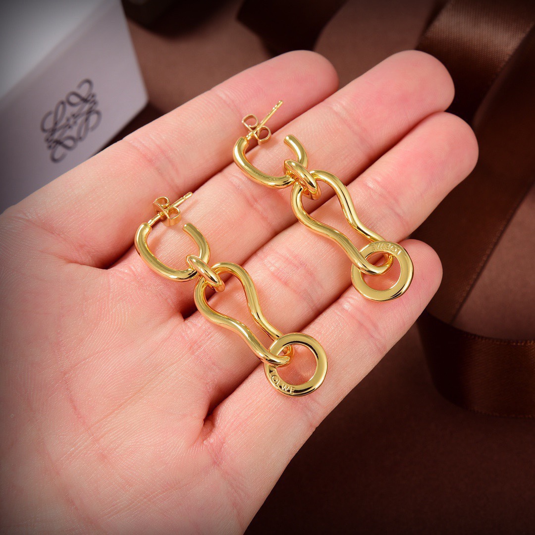 [TOP] LOEWE Earrings - Gold