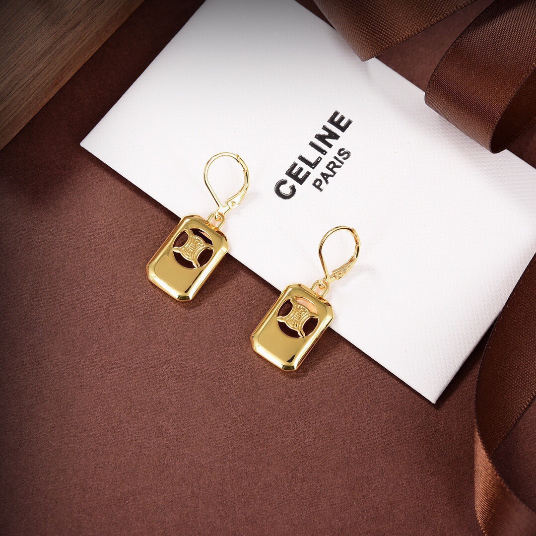 [TOP] CELINE Earrings - Gold