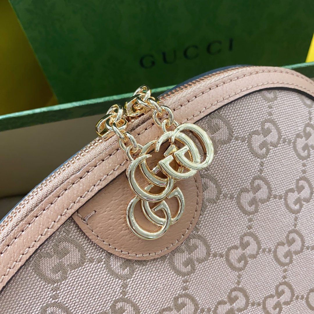 [TOP] GUCCI G*G Ophidia Shell Bags 23cm (W) x 19cm (H) x 8cm (D) - Pink