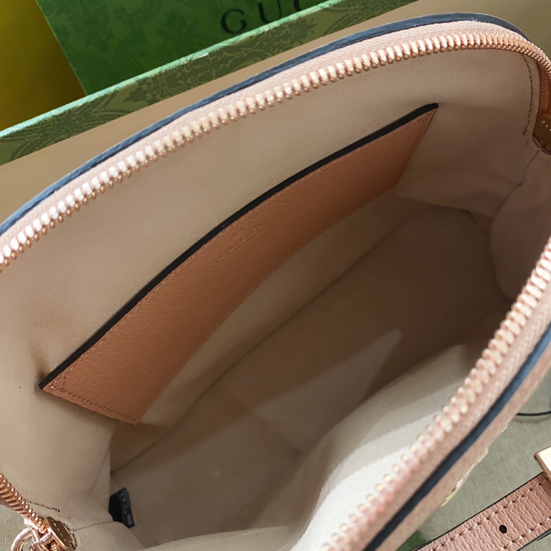 [TOP] GUCCI G*G Ophidia Shell Bags 23cm (W) x 19cm (H) x 8cm (D) - Pink