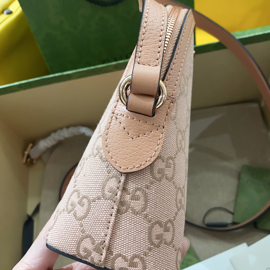 [TOP] GUCCI G*G Ophidia Shell Bags 23cm (W) x 19cm (H) x 8cm (D) - Pink