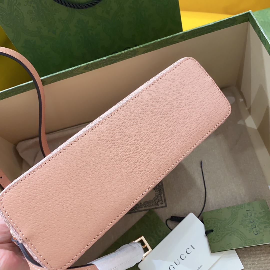 [TOP] GUCCI G*G Ophidia Shell Bags 23cm (W) x 19cm (H) x 8cm (D) - Pink