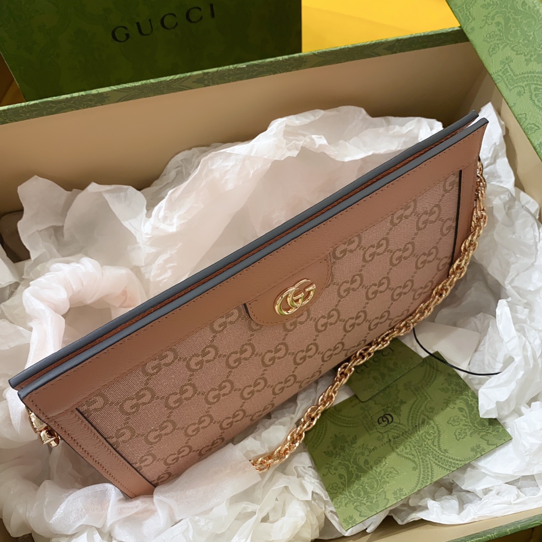 [TOP] GUCCI G*G Ophidia Small Bags 26cm (W) x 17cm (H) x 8cm (D) - Pink