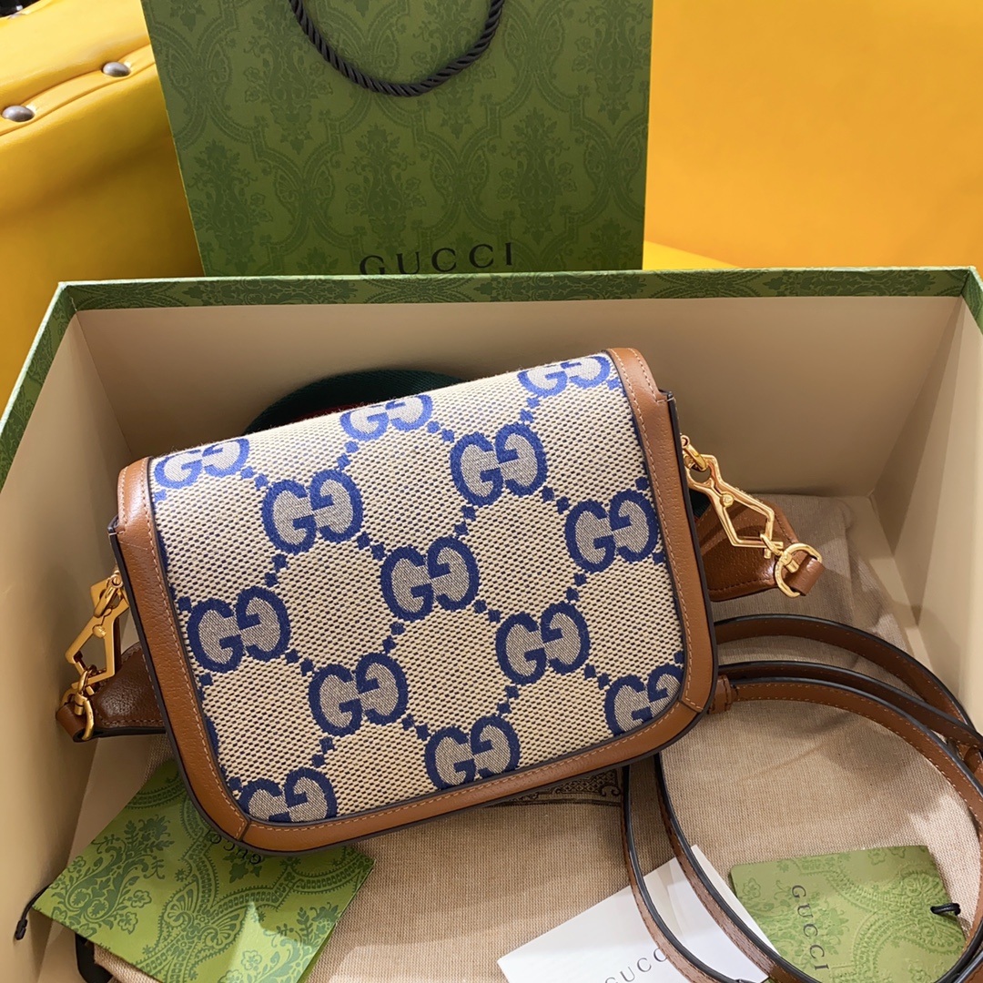 [TOP] GUCCI G*G Horsebit 1955 Mini Bags 20.5x 14.5x 5cm
