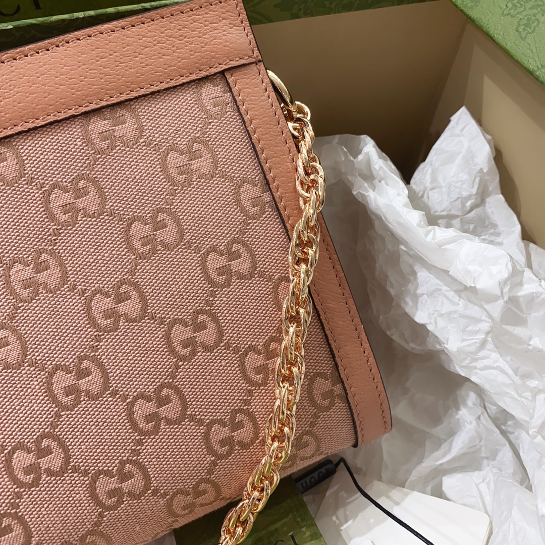 [TOP] GUCCI G*G Ophidia Small Bags 26cm (W) x 17cm (H) x 8cm (D) - Pink