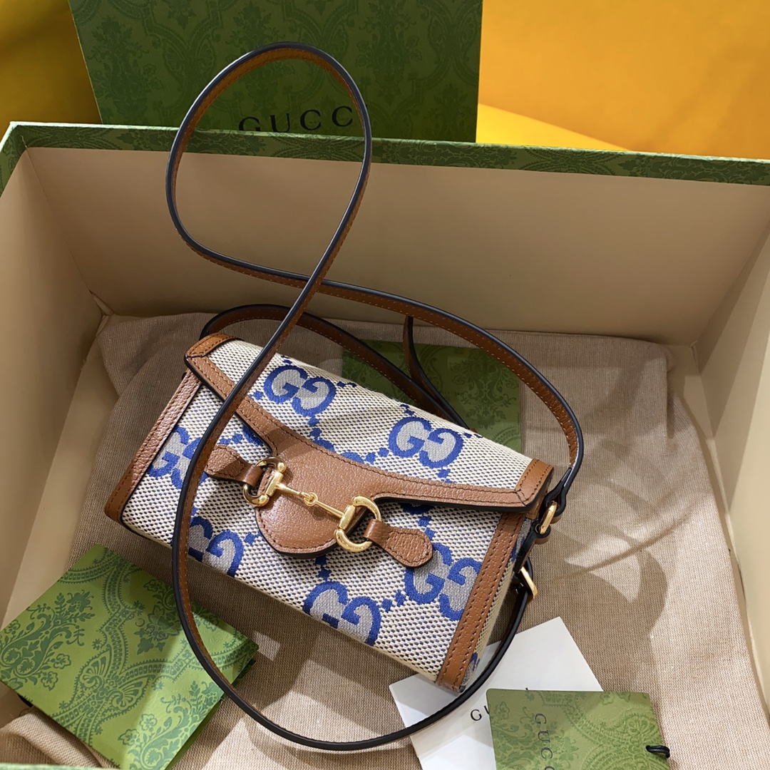[TOP] GUCCI G*G Mini Horsebit 1955  Bags 18x12x5cm