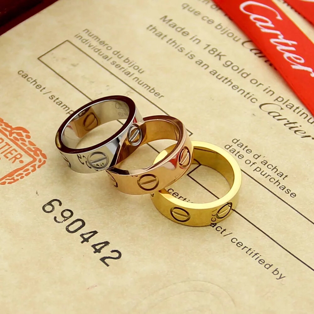 [TOP] Cartier Love Ring - 3 Color