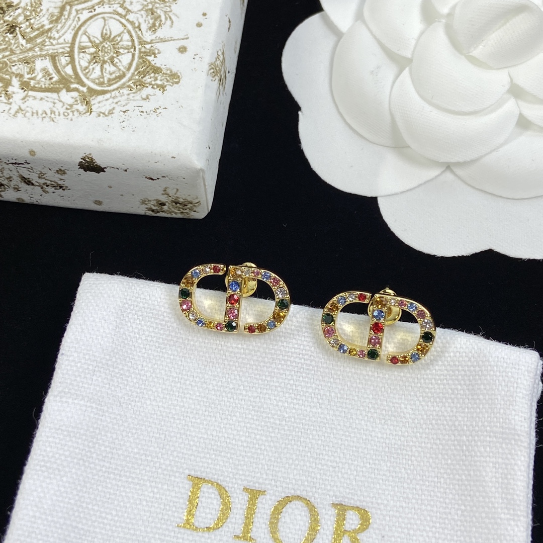 [TOP] Christian Dior Earrings - Gold