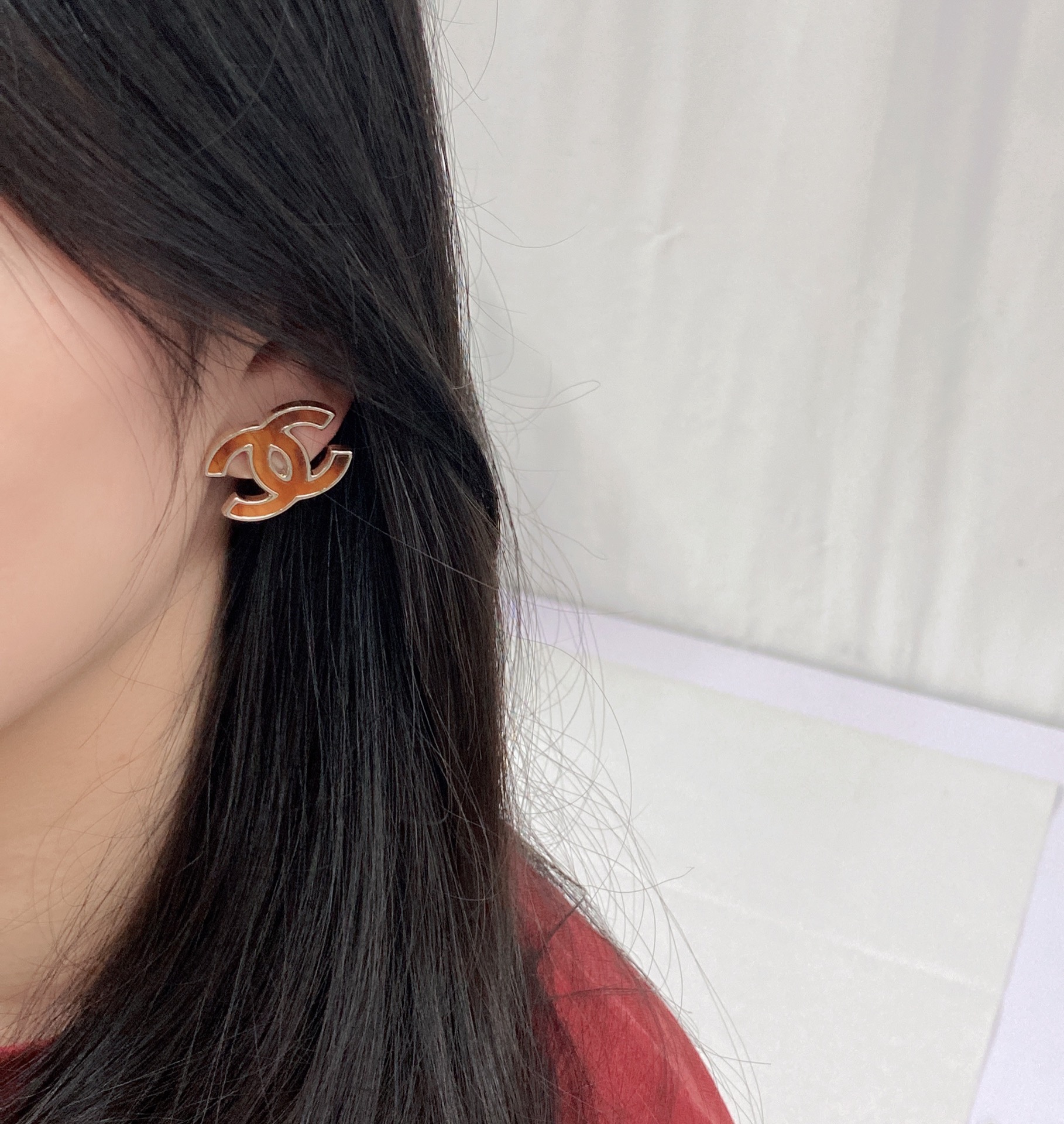 [TOP] CHANEL Dounble C Earrings