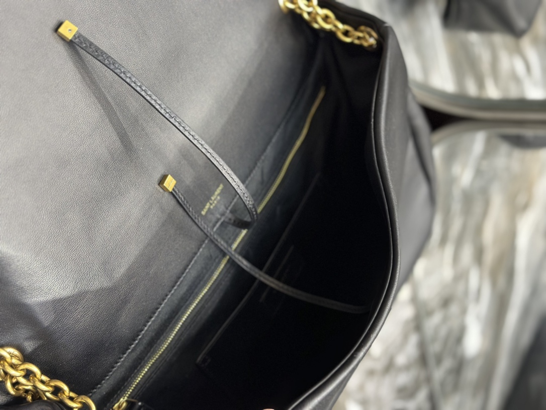 [TOP] Yves Saint Laurent YSL JAMIE Bag - Black & GHW - Lambskin