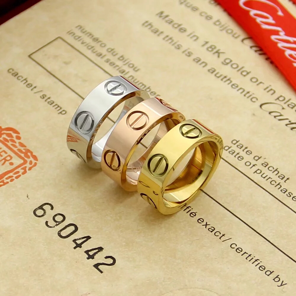 [TOP] Cartier Love Ring - 3 Color
