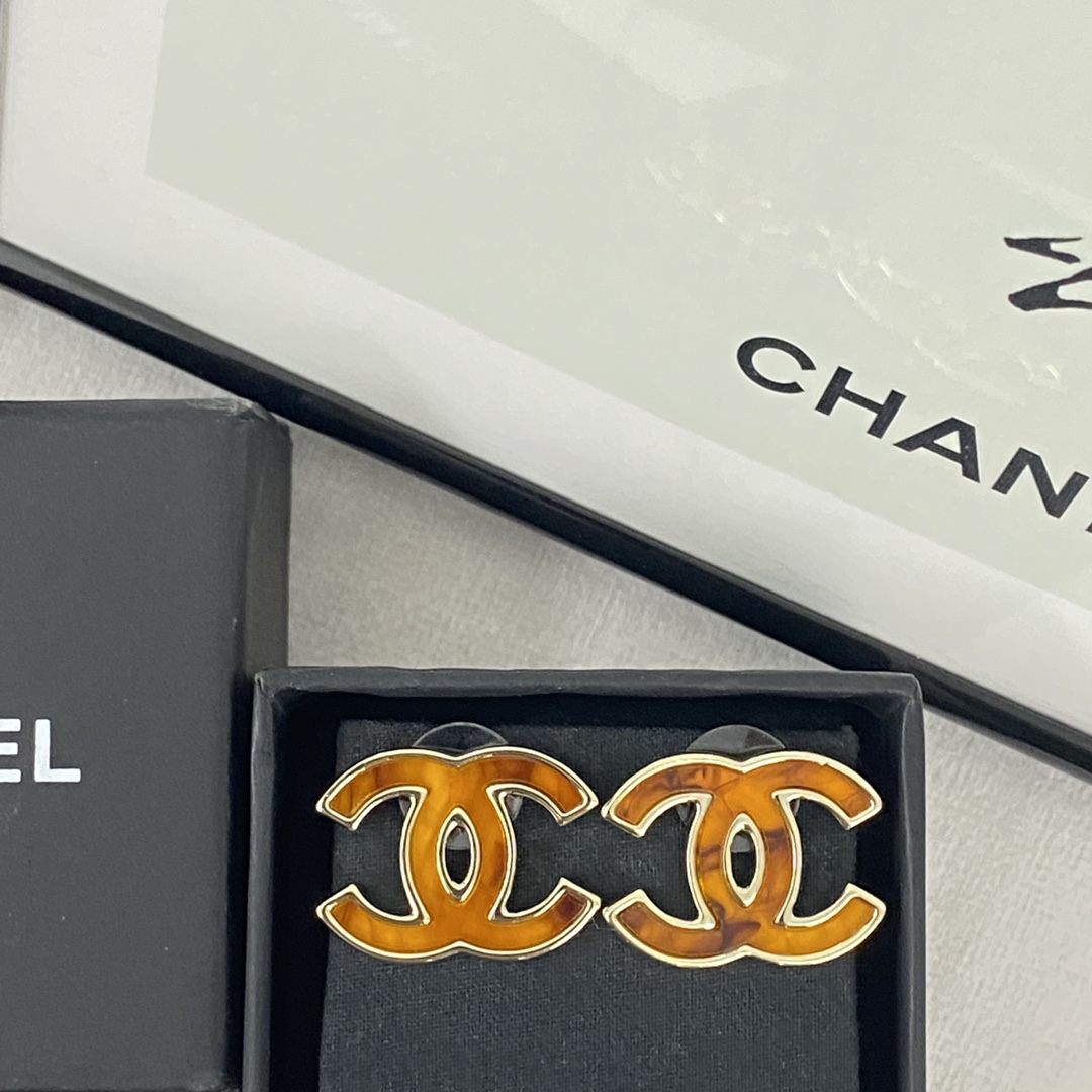 [TOP] CHANEL Dounble C Earrings
