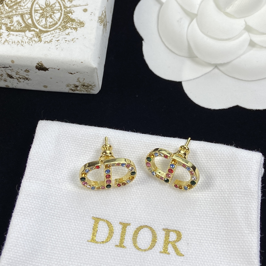 [TOP] Christian Dior Earrings - Gold