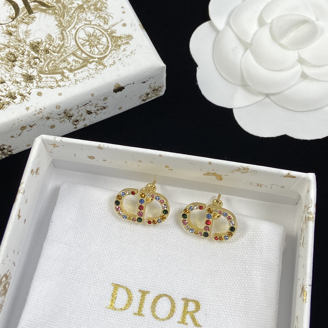 [TOP] Christian Dior Earrings - Gold