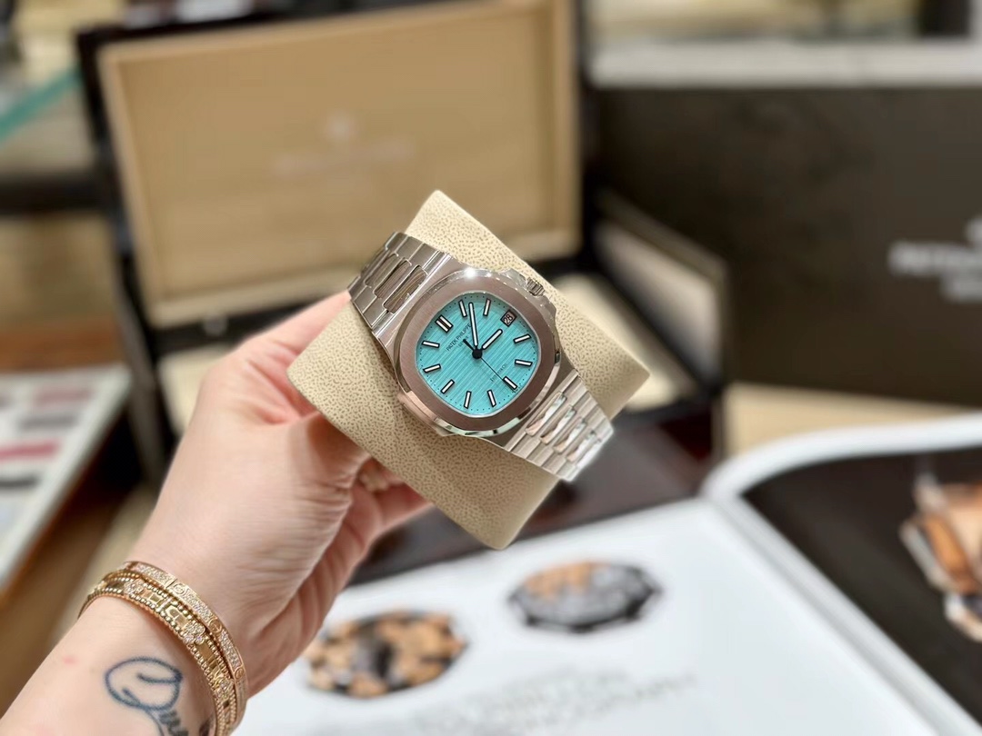 [TOP] Patek Philippe Nautilus 40mm Watch   Blue