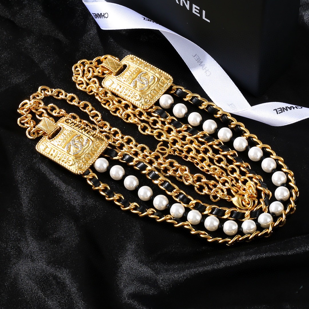 [TOP] CHANEL Multi Layer Waist Chain