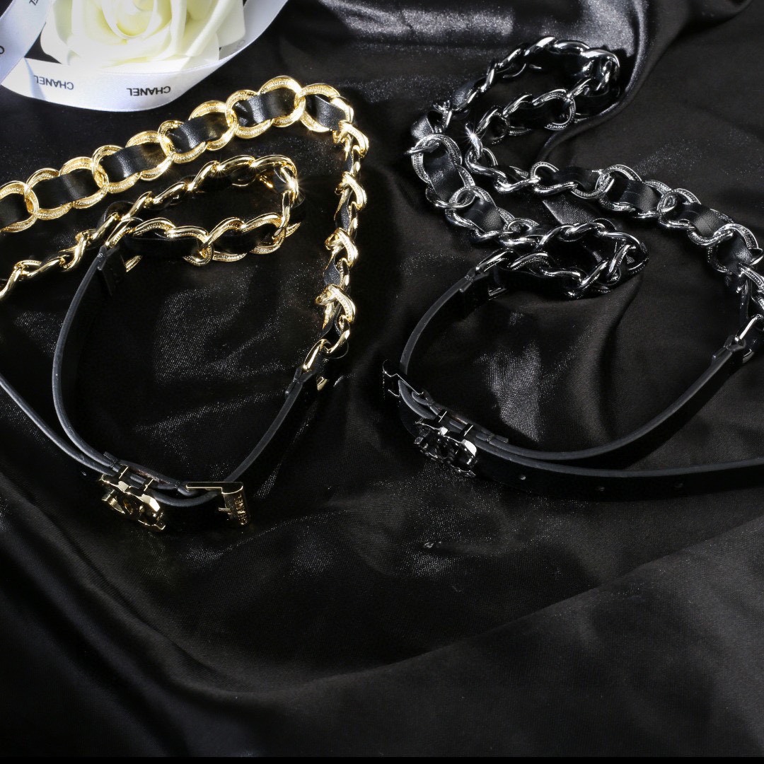 [TOP] CHANEL C Logo Belt Waist Chain