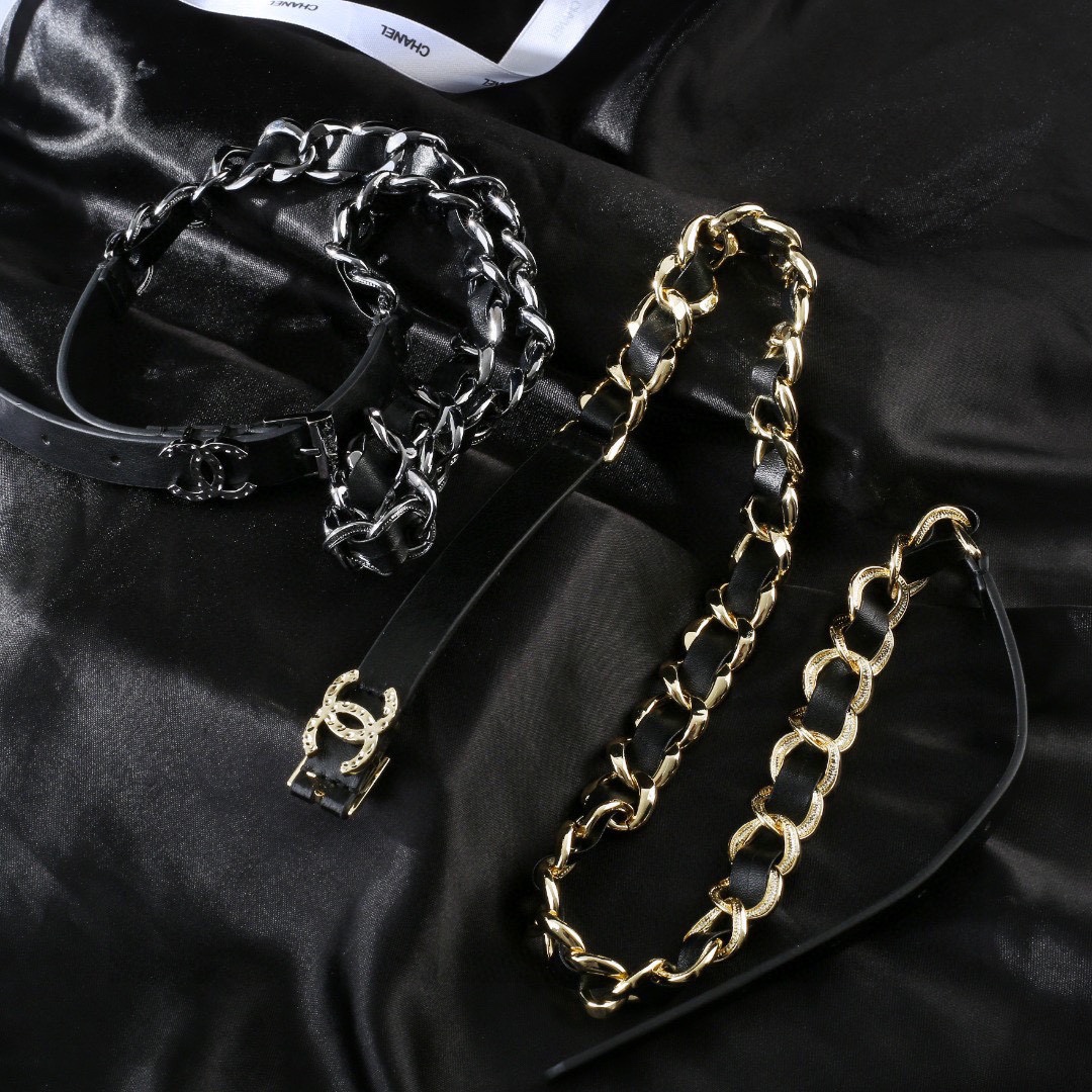 [TOP] CHANEL C Logo Belt Waist Chain