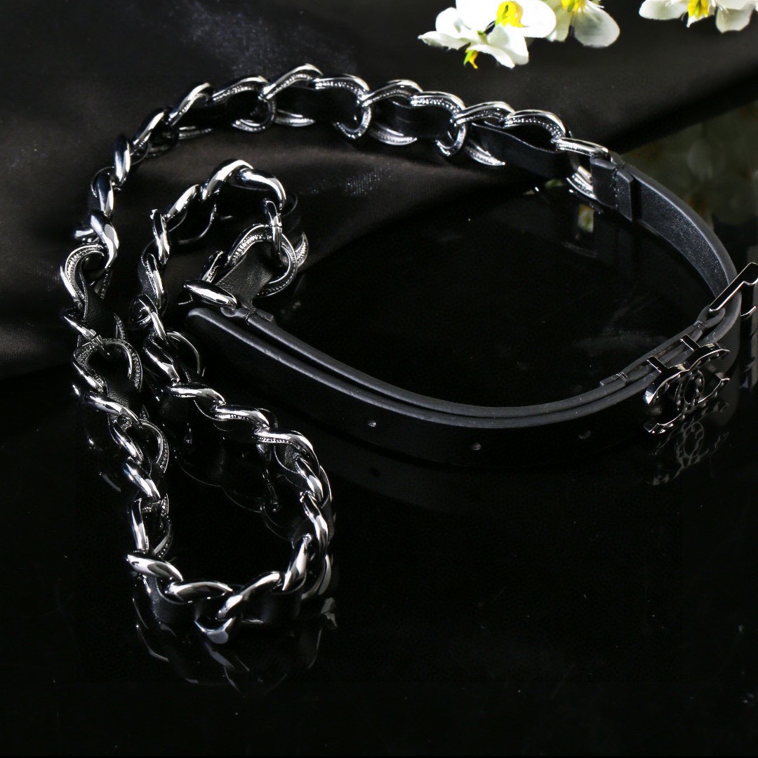 [TOP] CHANEL C Logo Belt Waist Chain